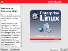Oracle Enterprise Linux Install Screen